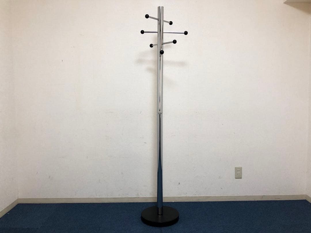 KOEKI ポールスタンド PS-11弘益 メッキ仕様ハンガーラック服釣り完成品