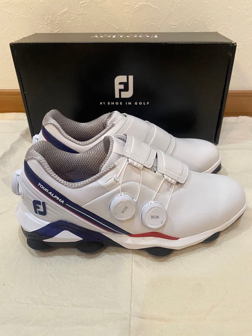 ［美品］FootJoy フットジョイMEN'S ツアーアルファ トリプル BOA