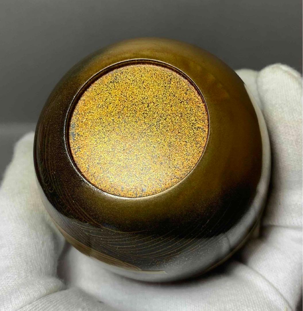 茶道具　芝舟蒔絵棗