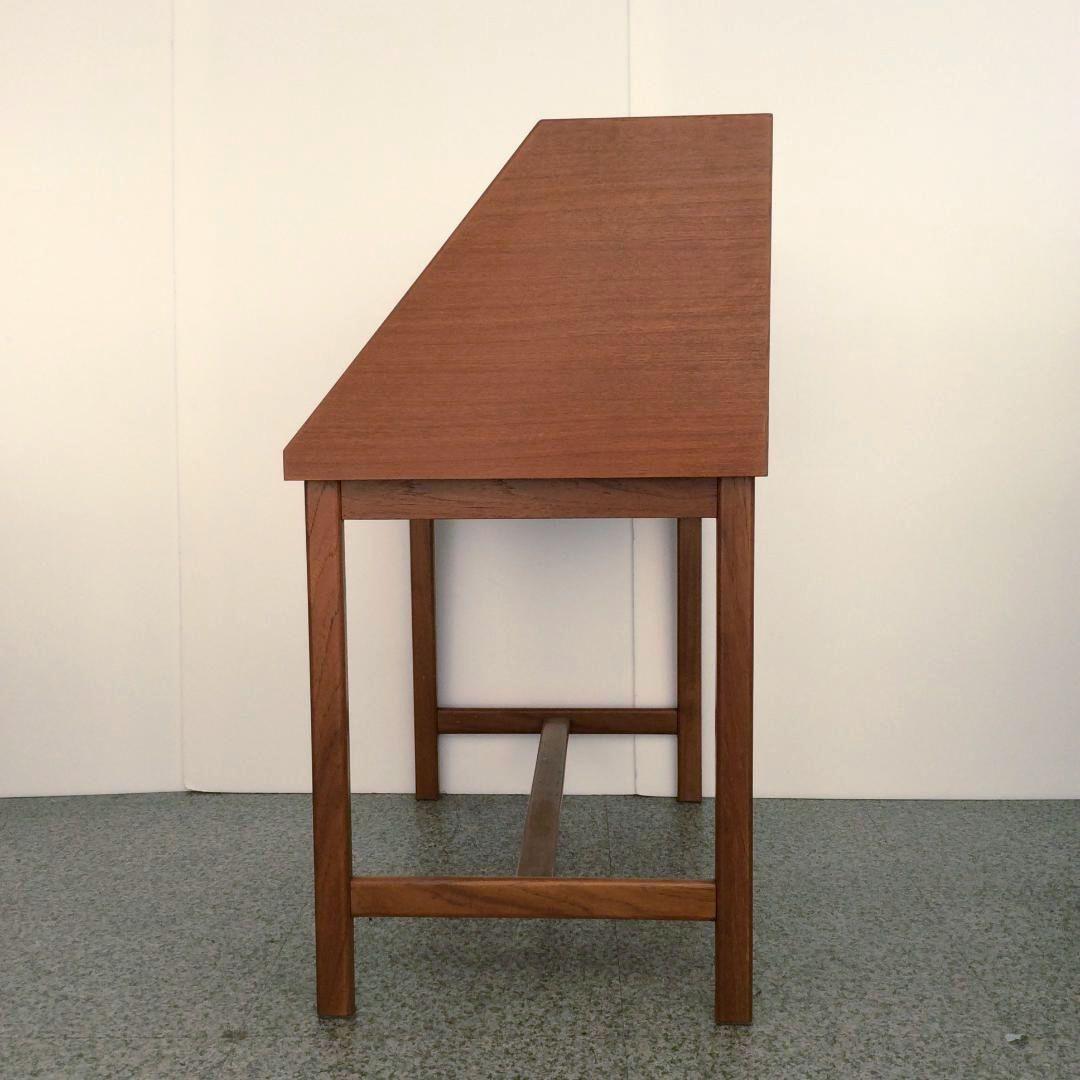 ライティングビューロー W90 マグネット式扉 引出し２ヵ所 ブラウン系