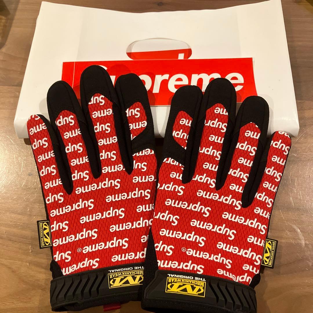 Supreme Mechanix Wear グローブ レッド/ブラック　L