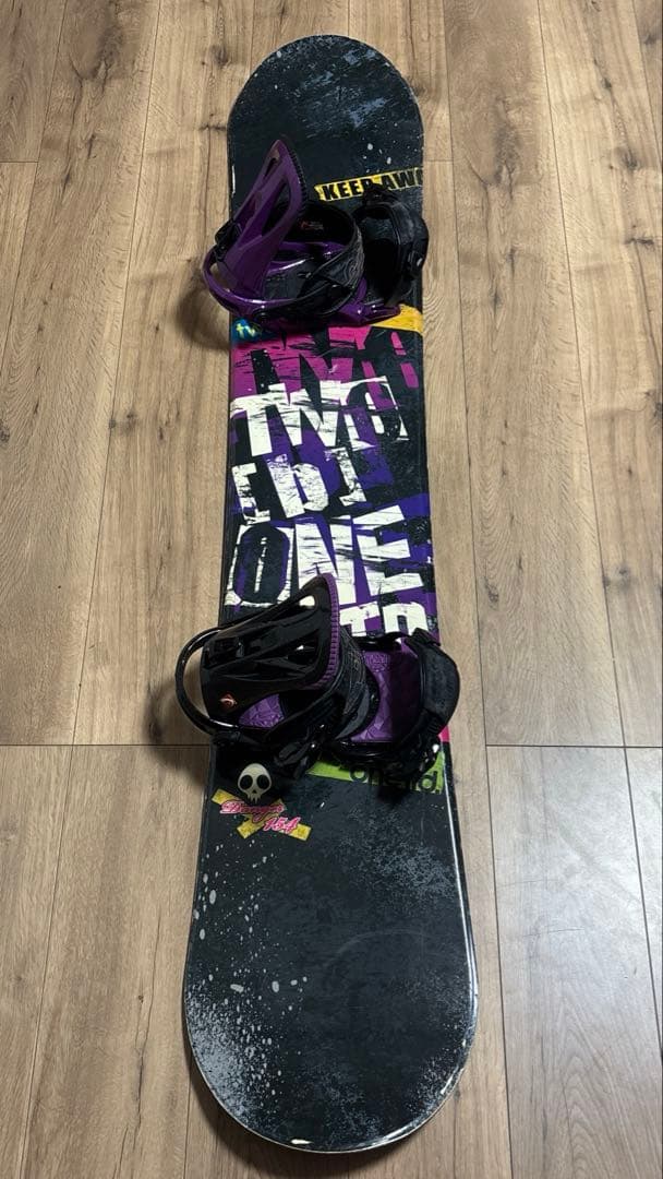 スノーボード板ビンディングセット