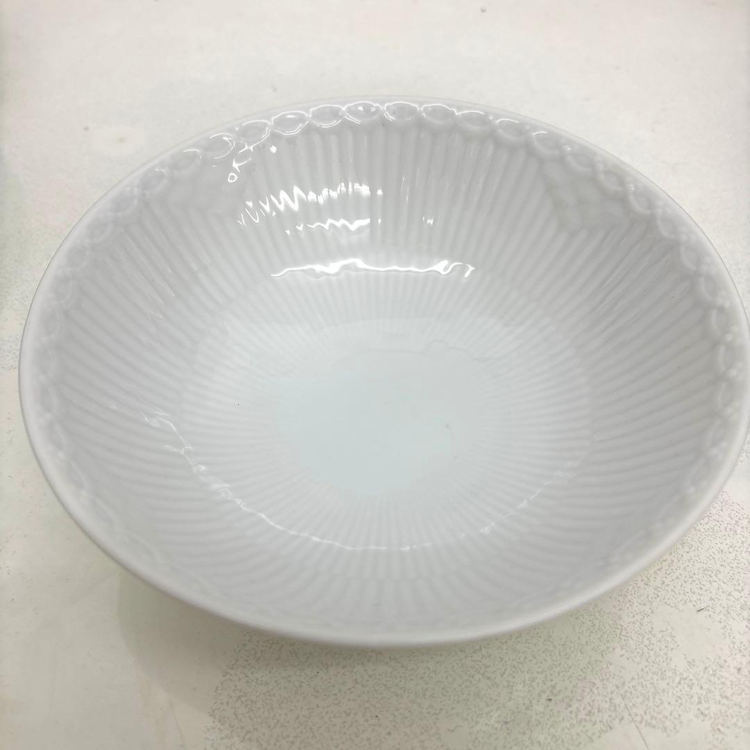 ロイヤルコペンハーゲン ホワイトフルーテッド ディッシュ皿 5枚 ボウルセット