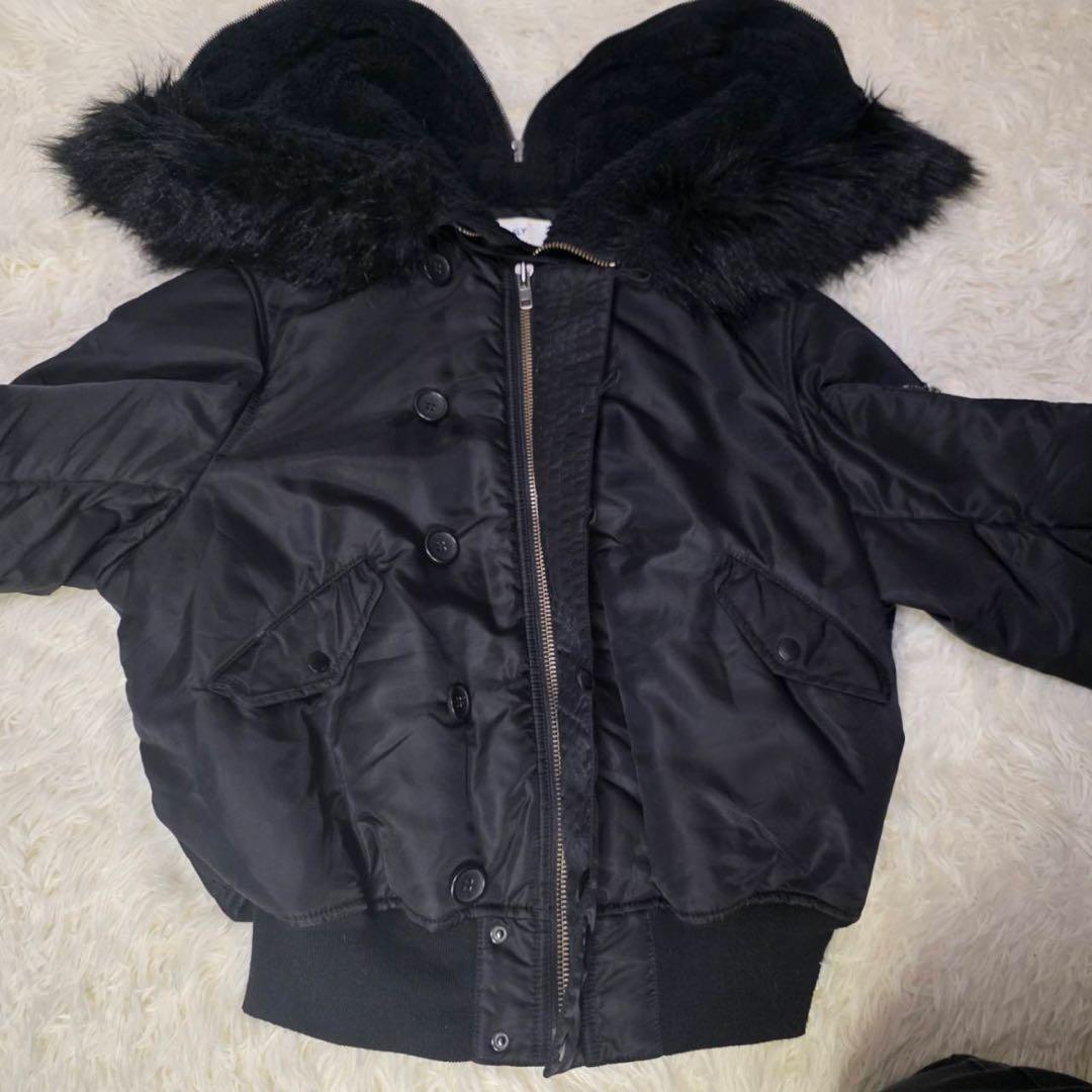 SLY Y2K ファー N-2B フライトジャケット 4way