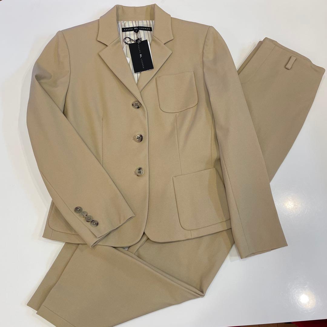 ❤️新品Ralph RL Lauren ベージュ パンツスーツ上下 サイズ7