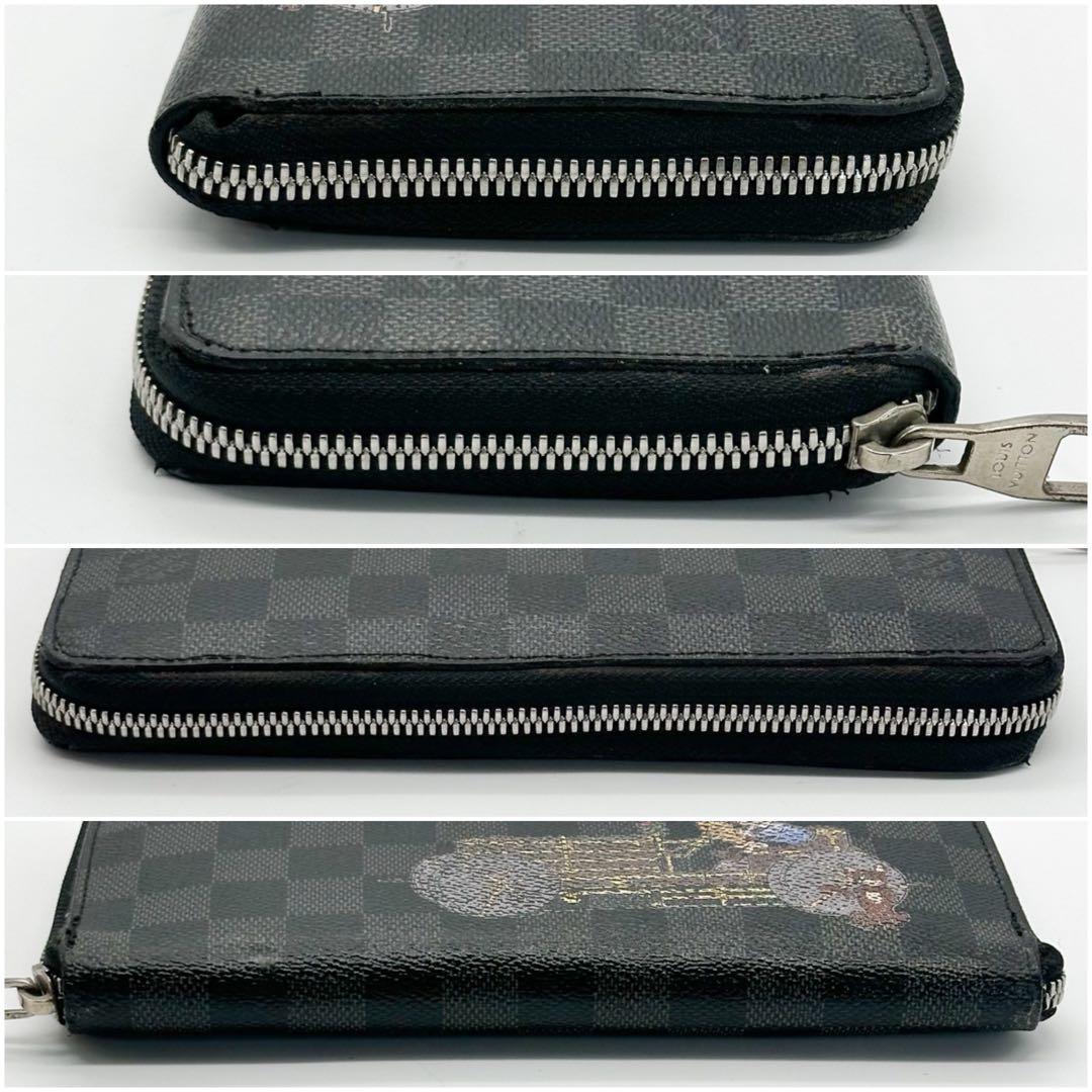 限定品 ルイヴィトン ジッピーオーガナイザー ダミエ イリュストレ ラウンド