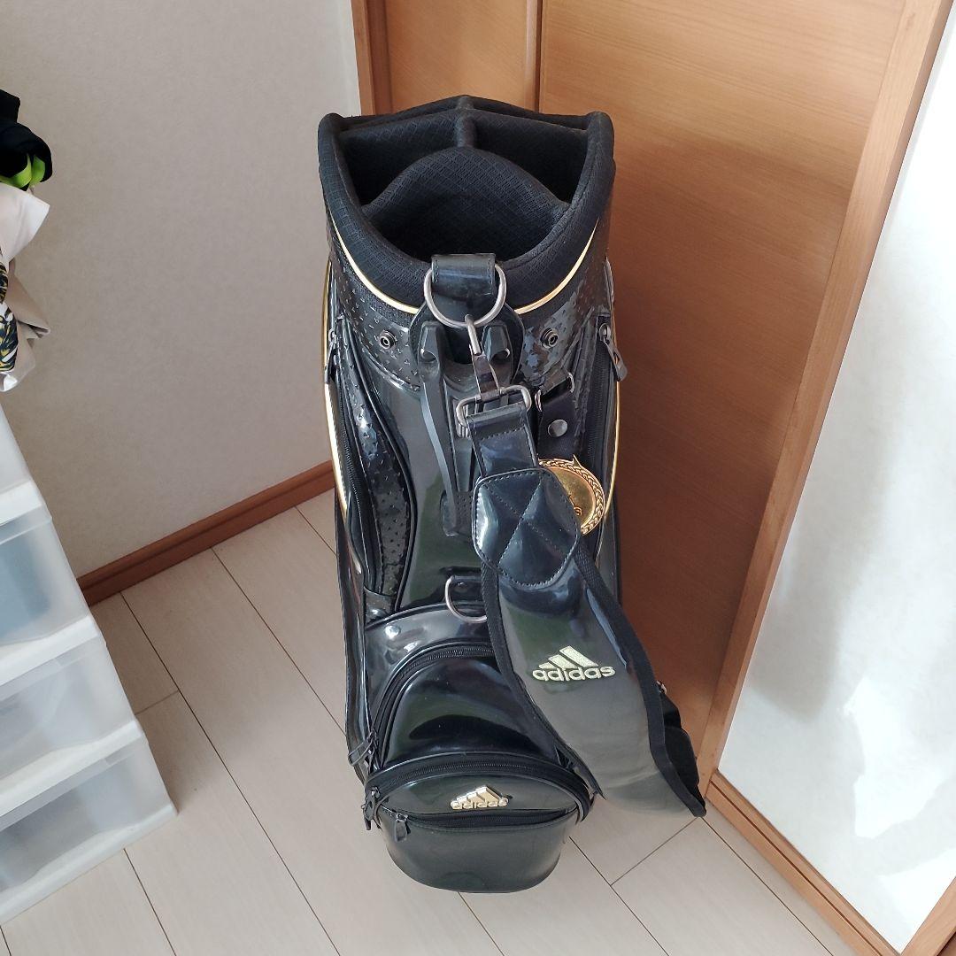 adidas キャディバッグ ブラック/ゴールドオリンピック日本代表記念モデル