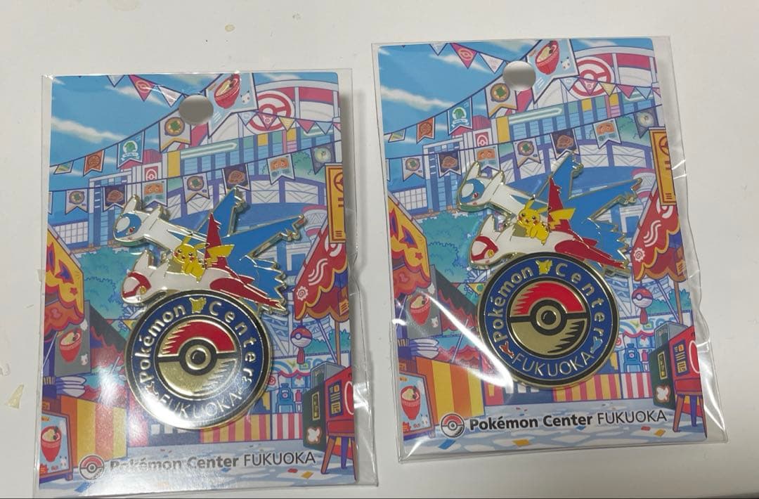 ポケセンフクオカ ロゴピンズ ラティアスラティオス 10個セット 匿名発送