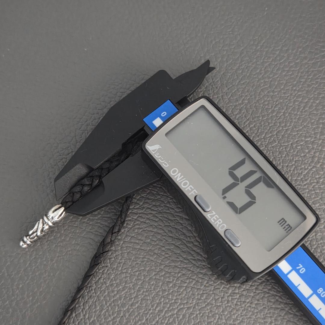 CHROME HEARTS クロムハーツ スクロールチップ レザーブレード