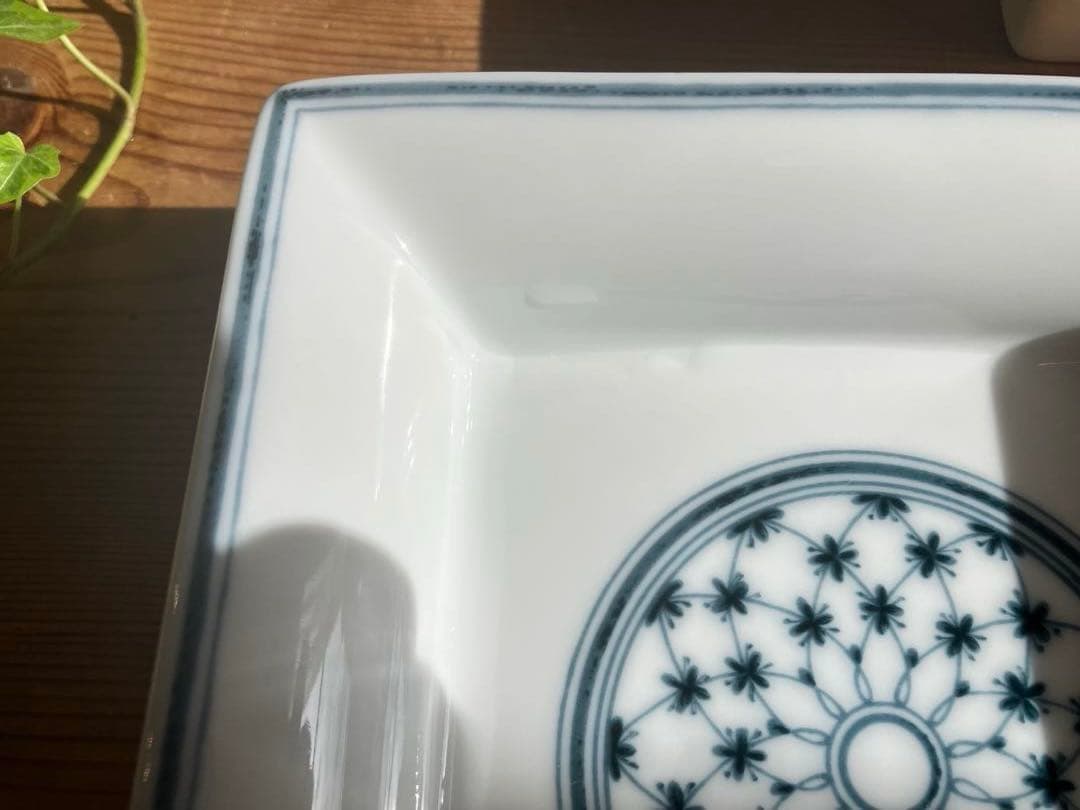 ジノリ　ミュージオホワイト　15スクエアプレート×3