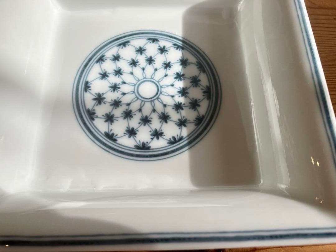 ジノリ　ミュージオホワイト　15スクエアプレート×3