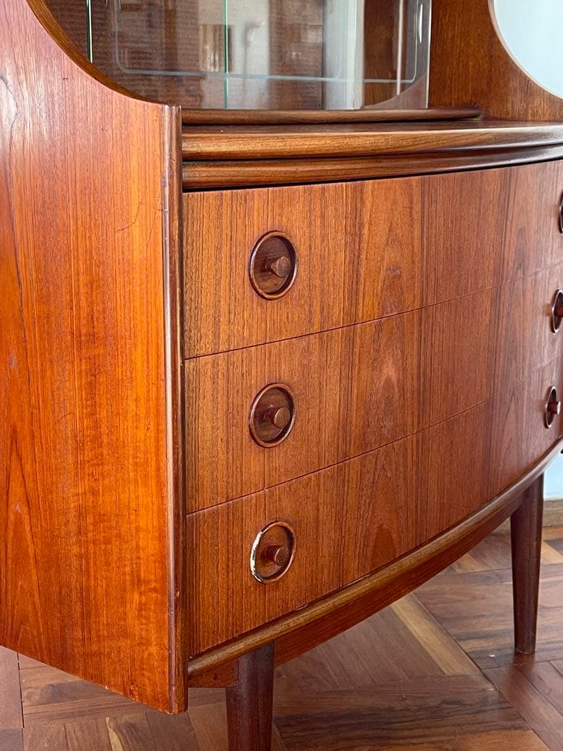 北欧 デンマーク ヴィンテージ チーク ライティング ビューロー