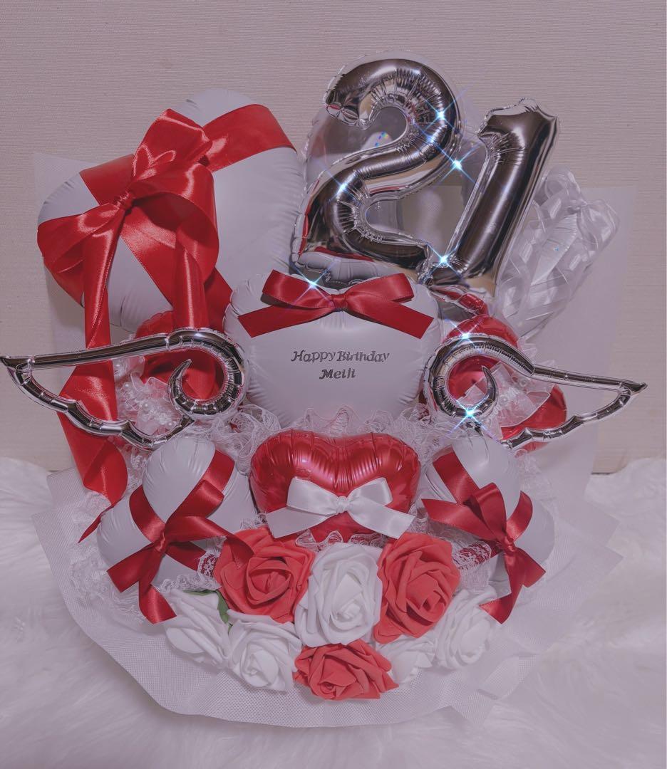 バルーンギフト　バルーンアレンジ 生誕祭　推し　成人式　バルーンブーケ