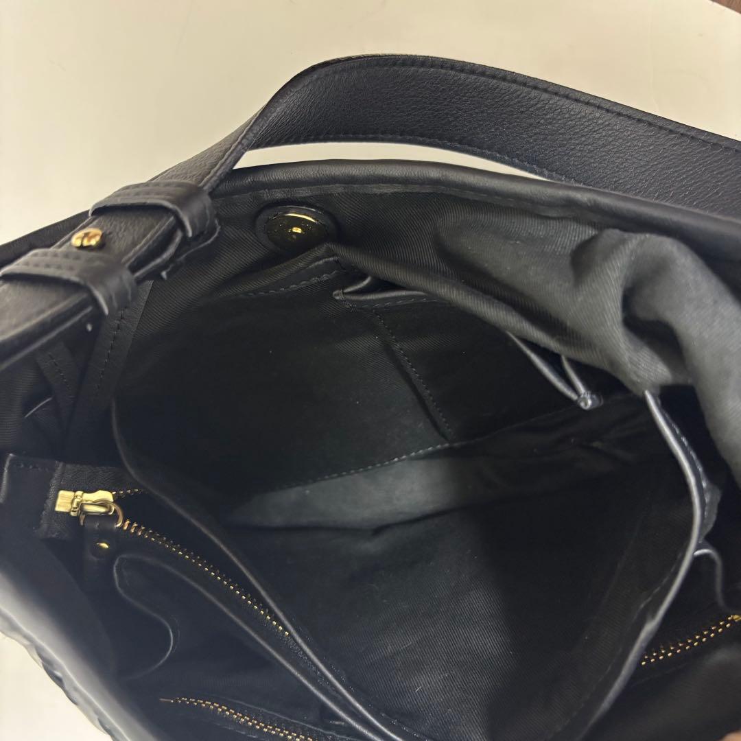 ヴィオラドーロ ハンドバッグ ワンショルダー MIRO レザー ブラック