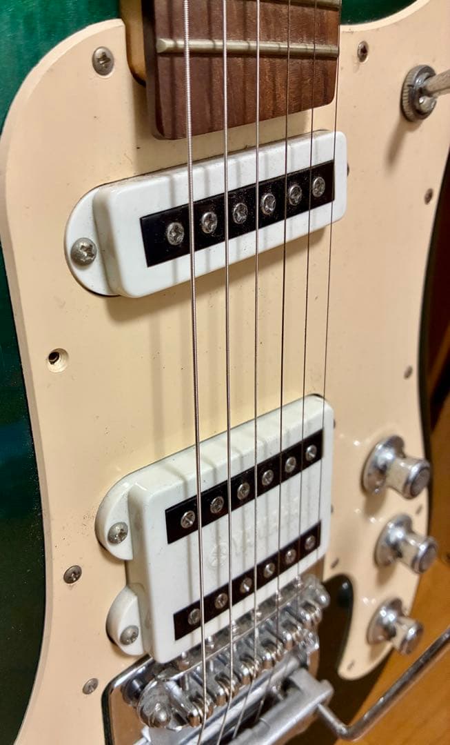 美品 YAMAHA SGV-300 Pearl Green アーム/バッグ付