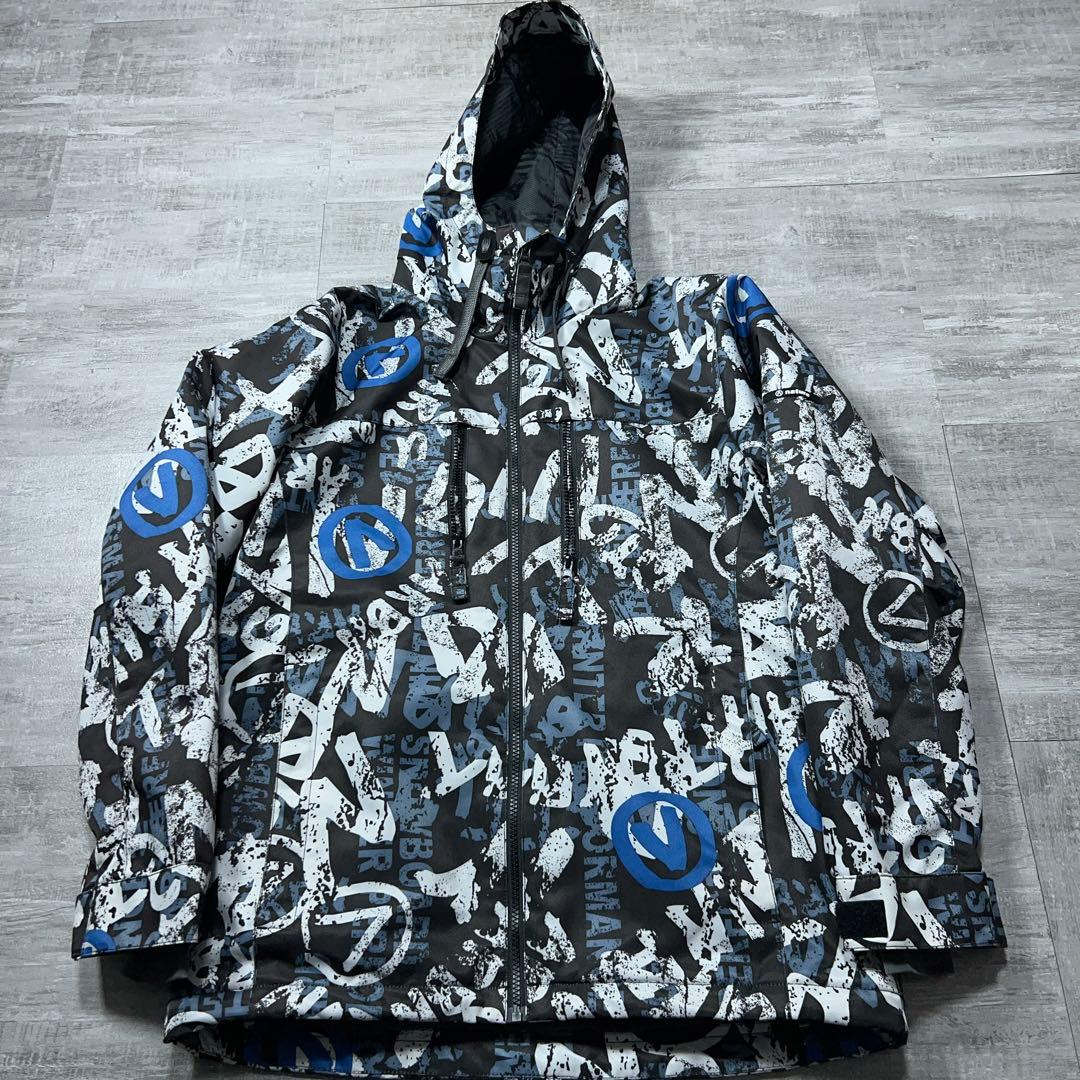 お買い得★ ARBN スノーボードウェア スキーウェア メンズS 総柄