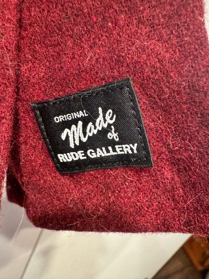 RUDE GALLERY バーガンディ 長袖シャツ