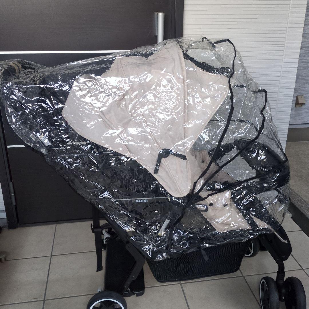 【lateski様レインカバーなし】カトージ　2人でゴー　2人乗りベビーカー