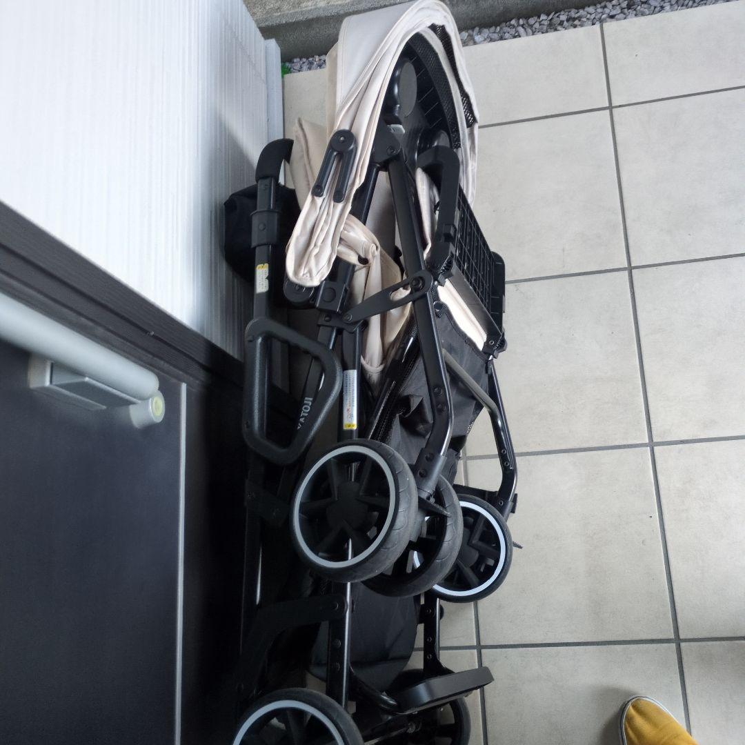 【lateski様レインカバーなし】カトージ　2人でゴー　2人乗りベビーカー