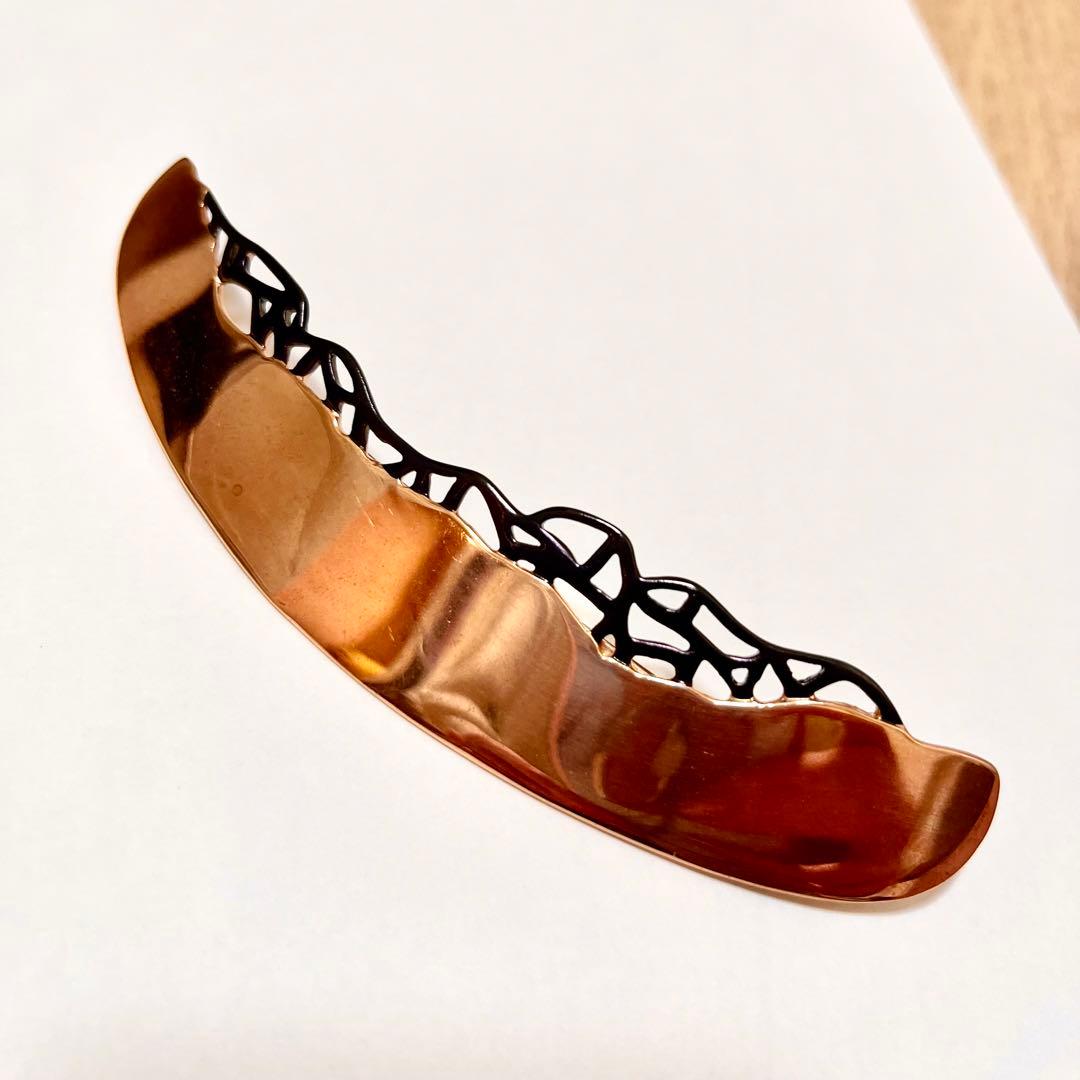 コレットマルーフ　バレッタ　ピンクゴールド