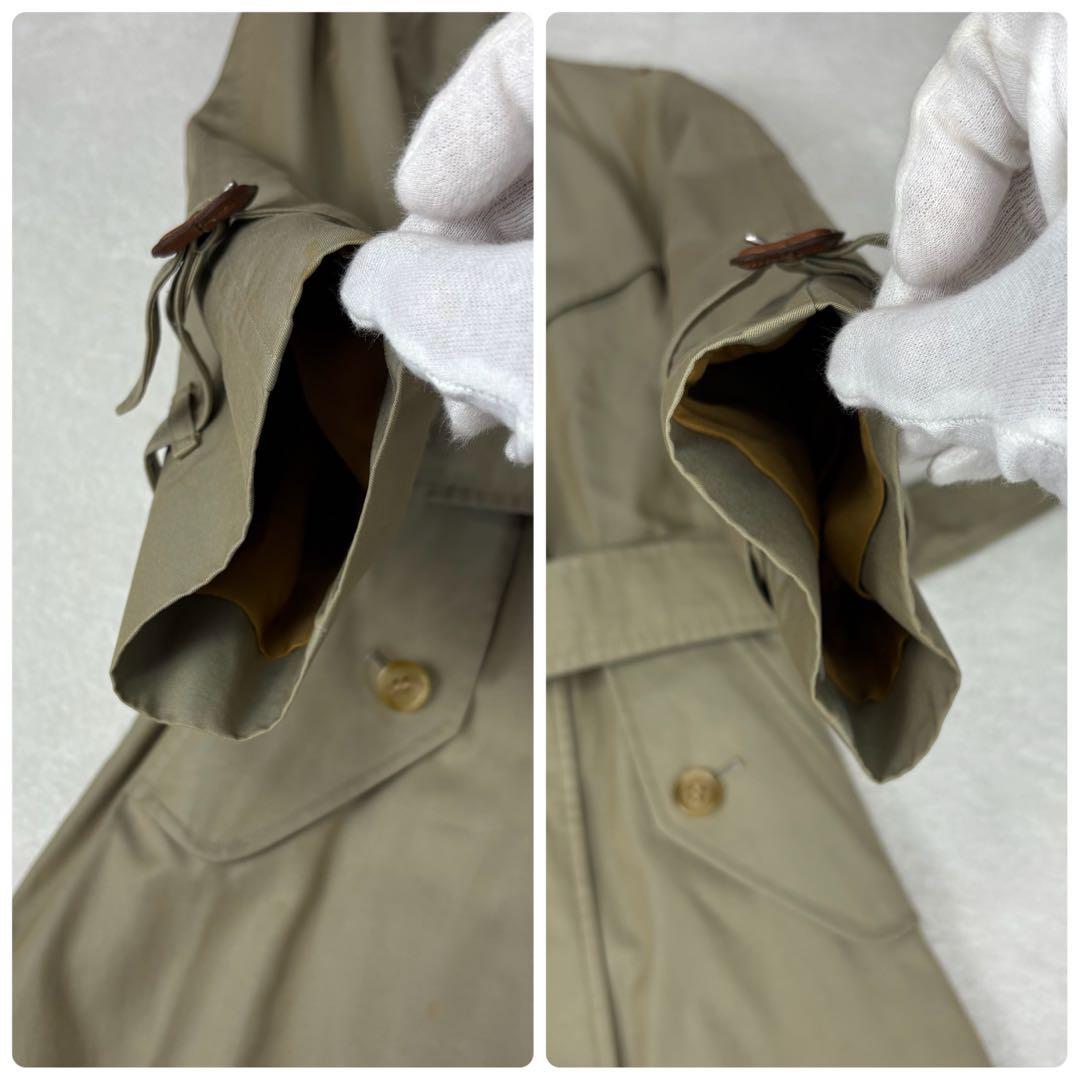 美品 BURBERRY バーバリー トレンチコート ベルト ノバチェック