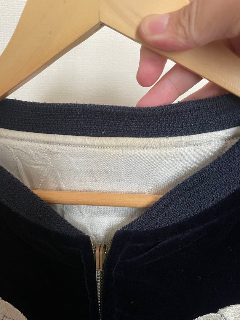 希望値下げ受付けます希少WAREHOUSE 別珍スカジャン髑髏・鷹サイズ38