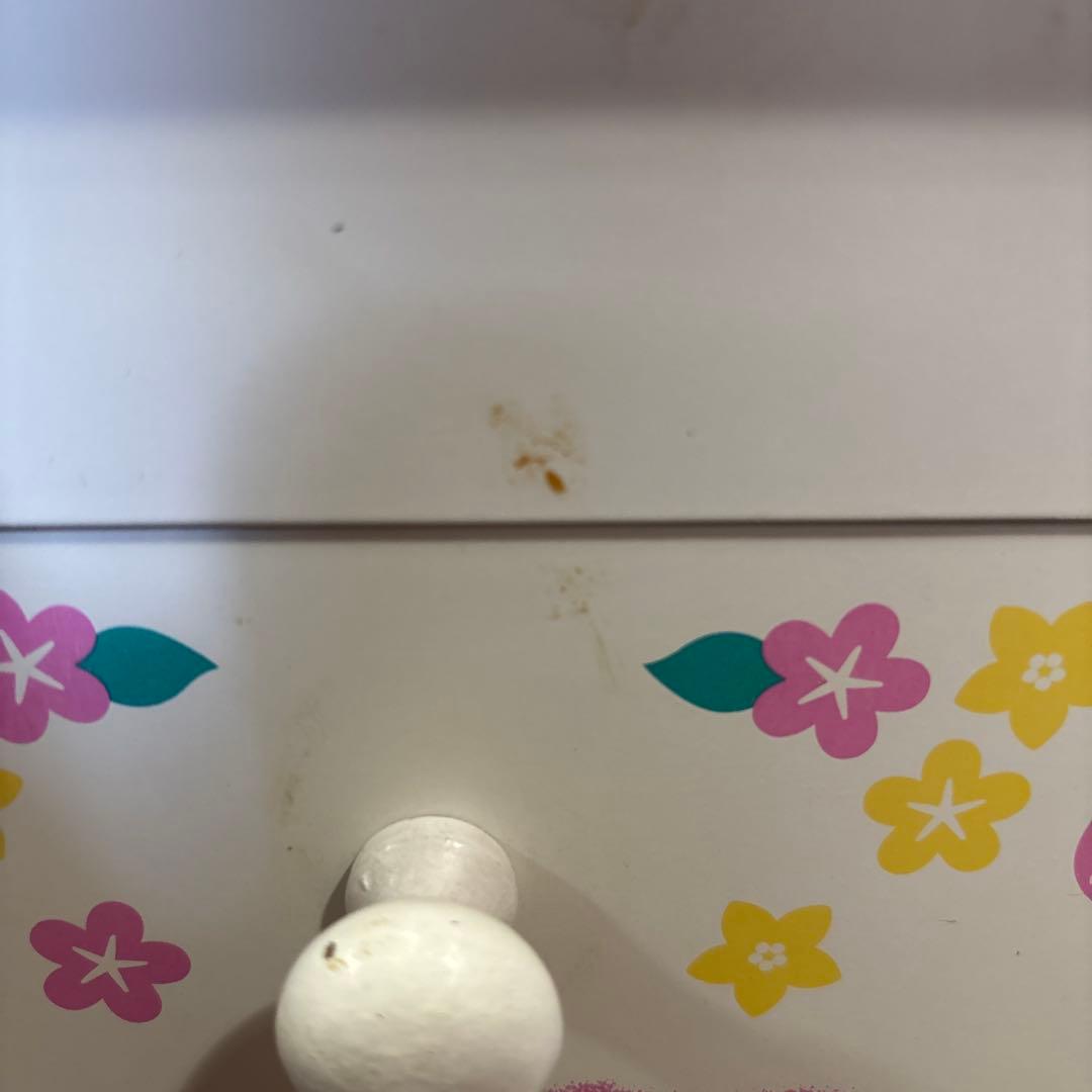 昭和レトロ　サンリオ　ハローキティ　ドレッサー　メイクボックス　机　キャスター付