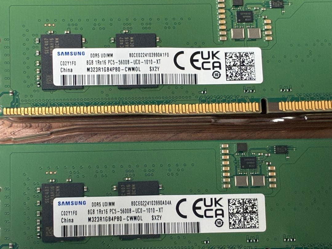 SAMSUNG DDR5-5600B 8GB×2