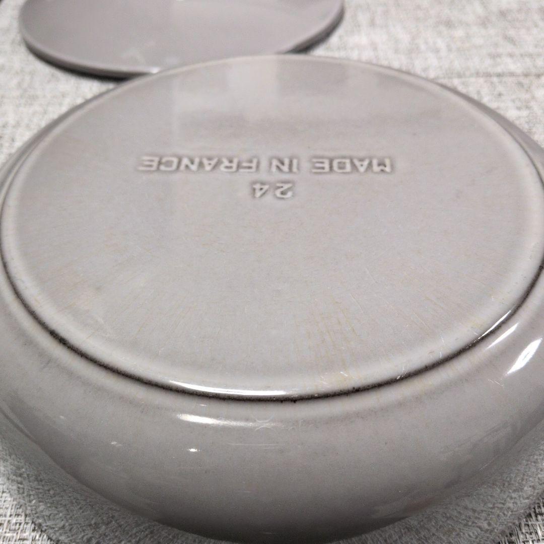 STAUB ストウブ ホーロー鍋 グレー 24cm