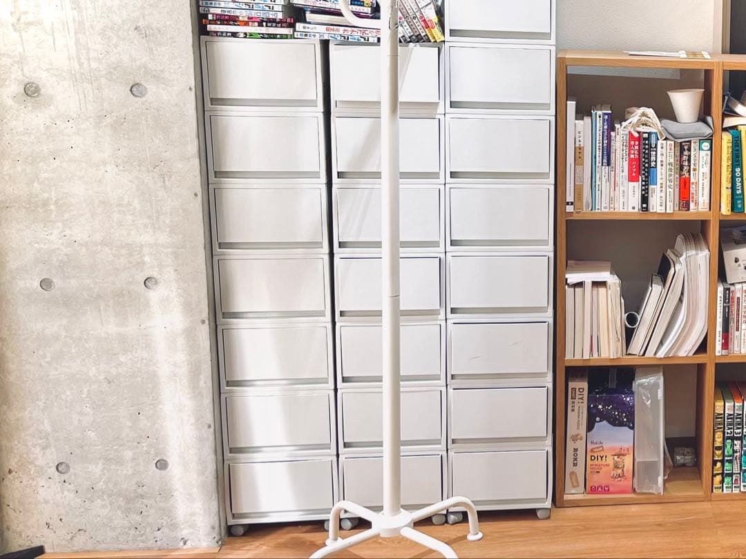 無印良品 ポリプロピレンケース 引出式 （ホワイトグレー） 5個 × 3セット