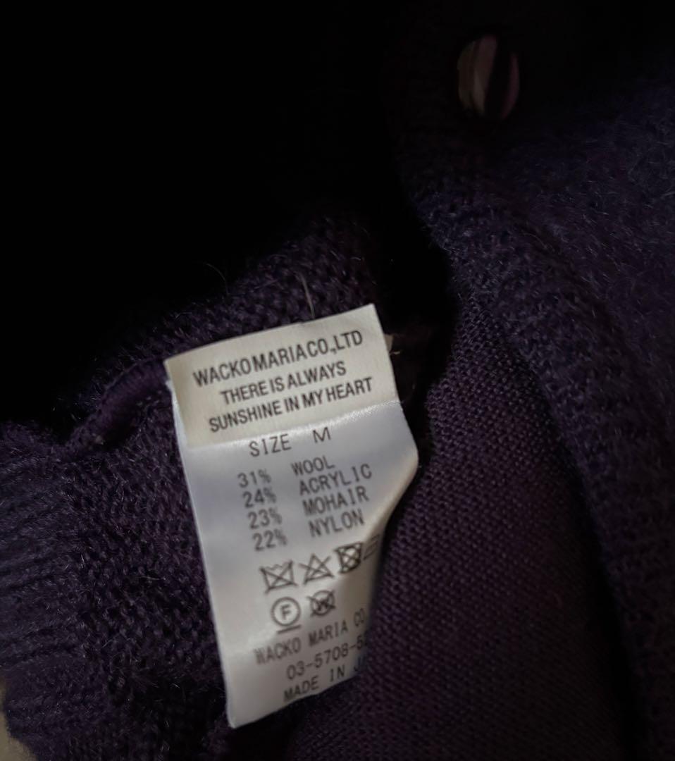 WACKOMARIA モヘアカーディガン Mサイズ ワコマリア