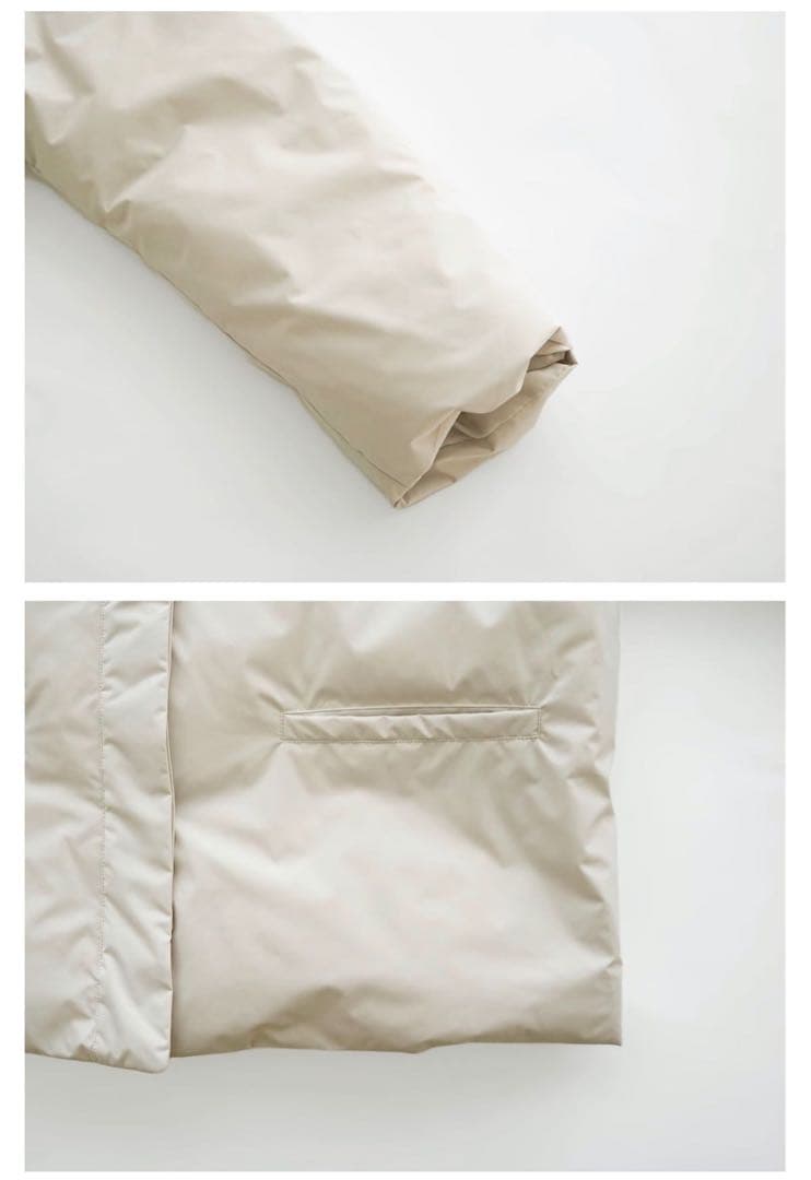 オローネ モノローグダウンコート 完売品 新品未使用 クリーム