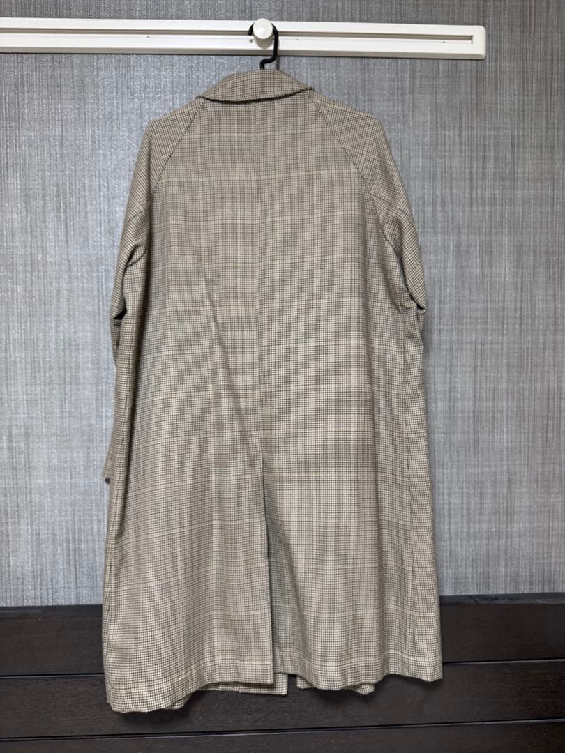 Orcival 千鳥格子柄 ステンカラーコート