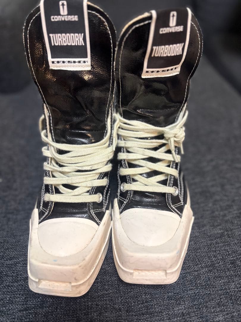 靴 Rick owens converse leather 24.5