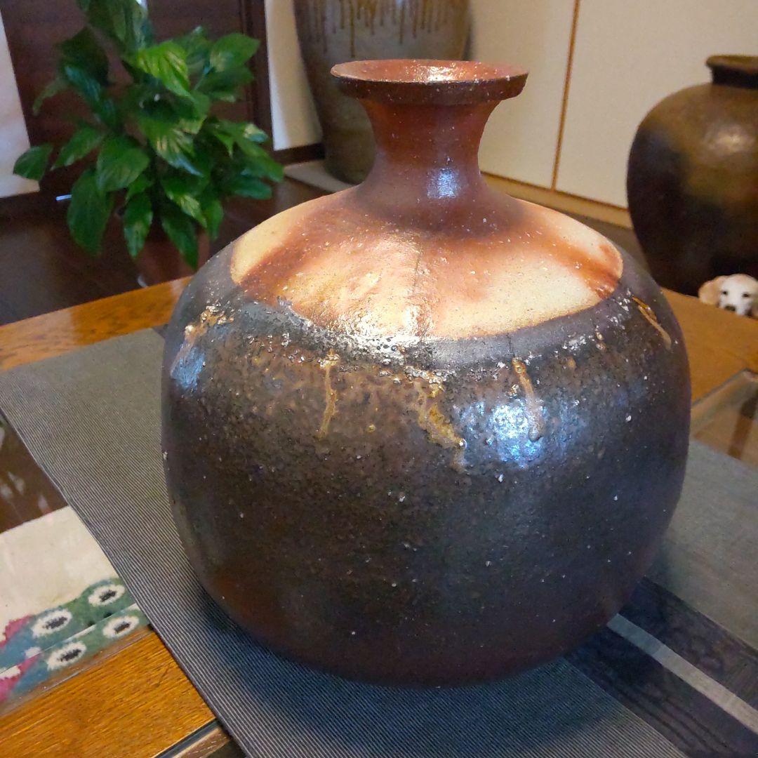 黒備前　蕪　54　備前焼