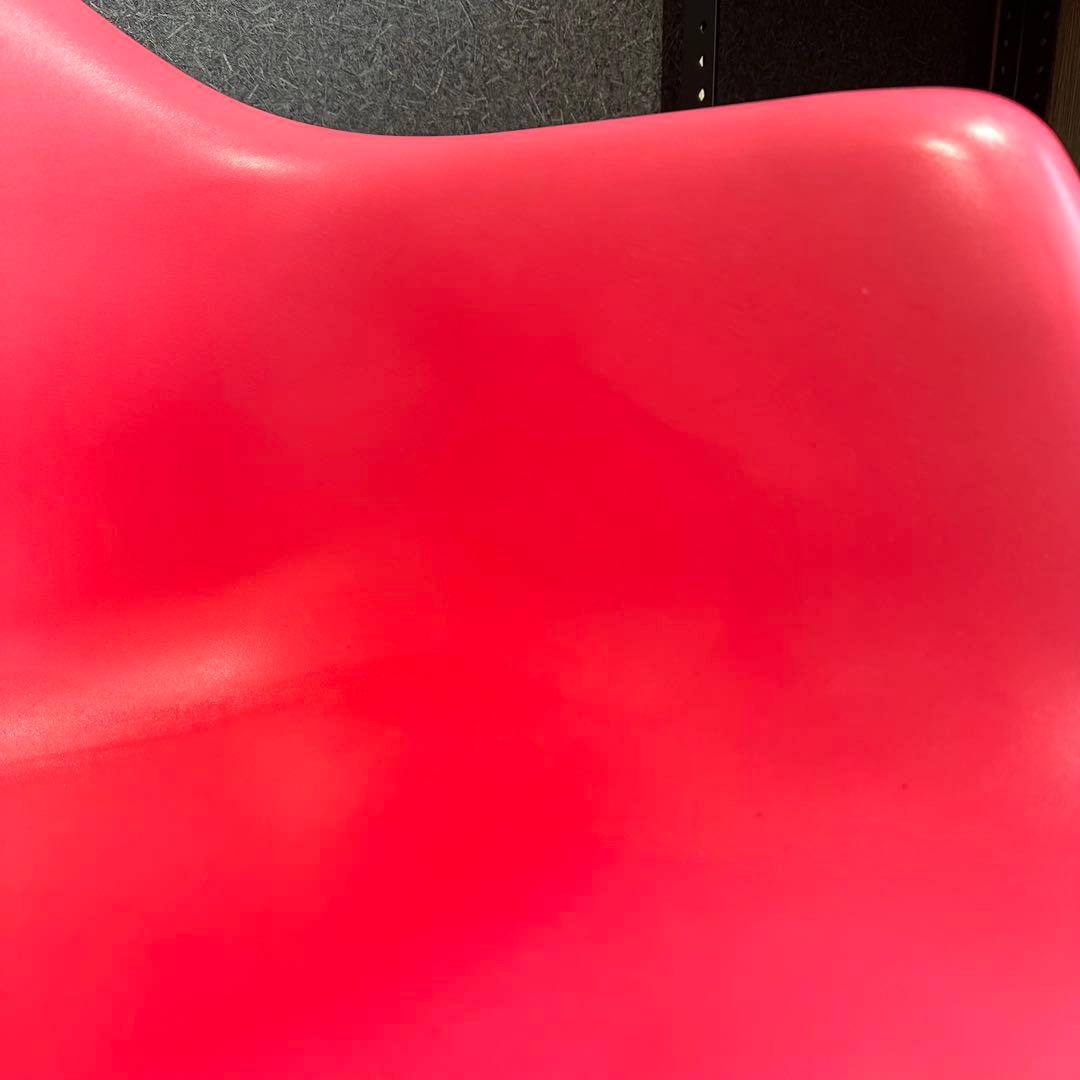 イームズ アームシェルチェア レッド ミッドセンチュリー エッフェルベース　1台