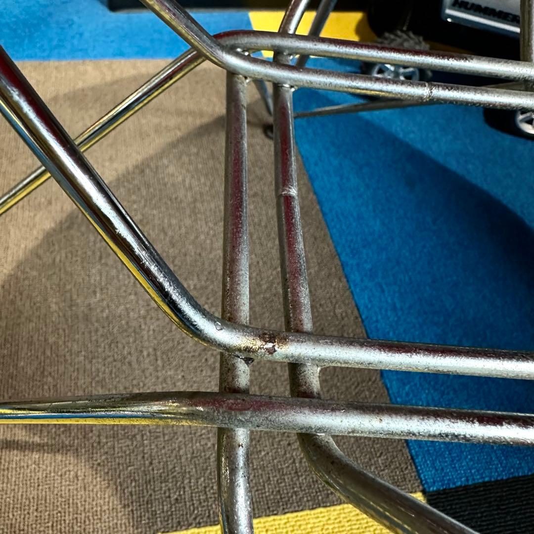 イームズ アームシェルチェア レッド ミッドセンチュリー エッフェルベース　1台