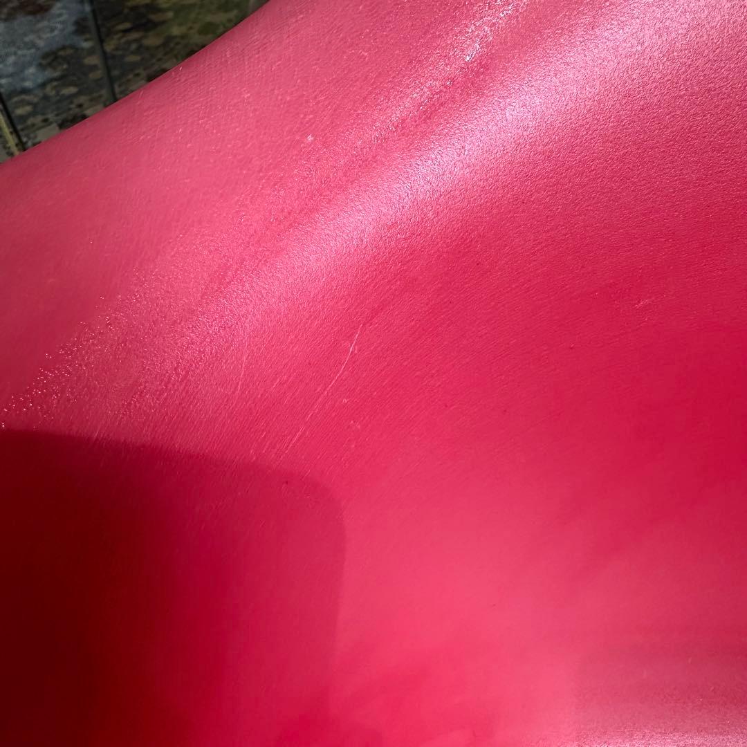 イームズ アームシェルチェア レッド ミッドセンチュリー エッフェルベース　1台