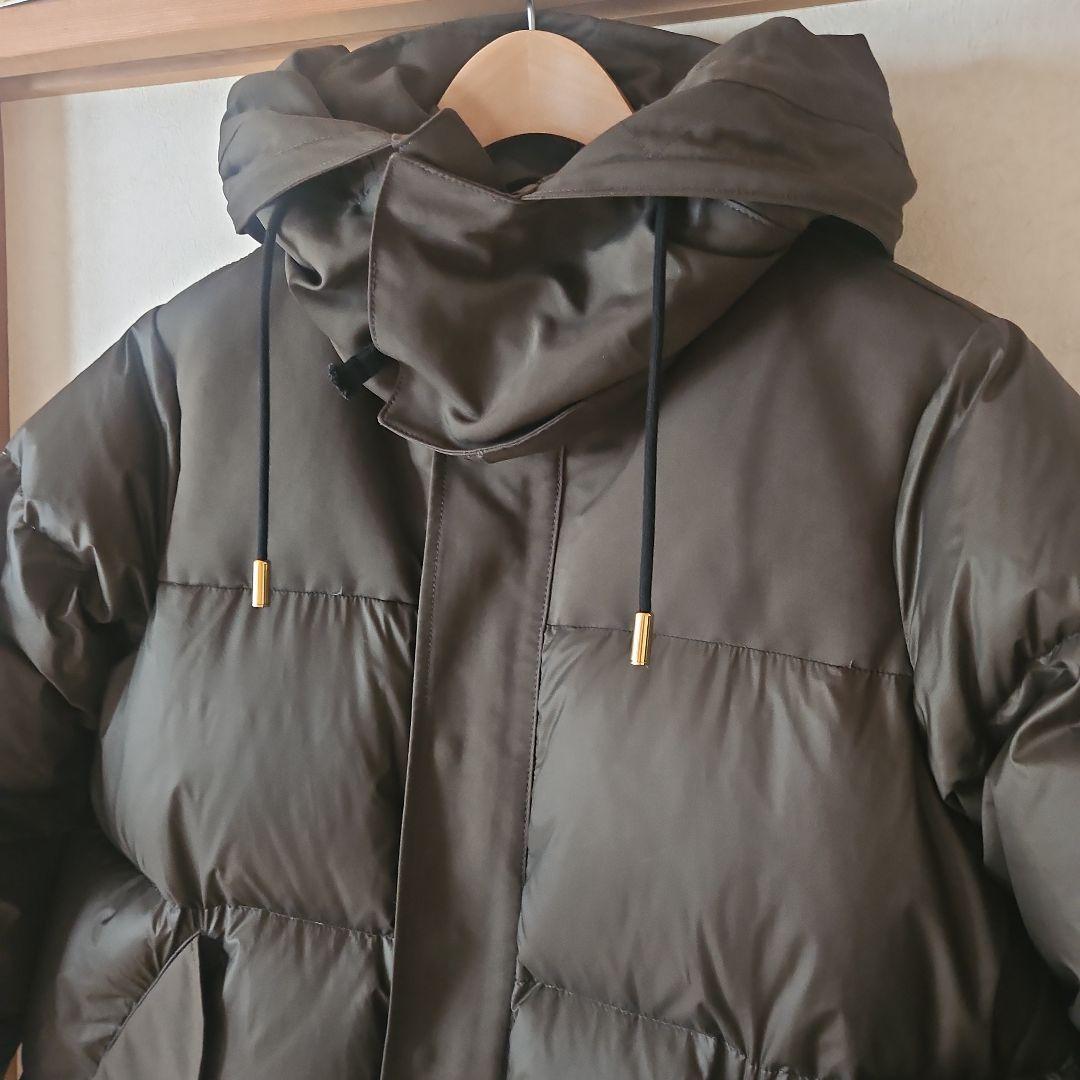 リラクス　THE RERACS ダウンジャケット38 カーキ　1パーツ紛失