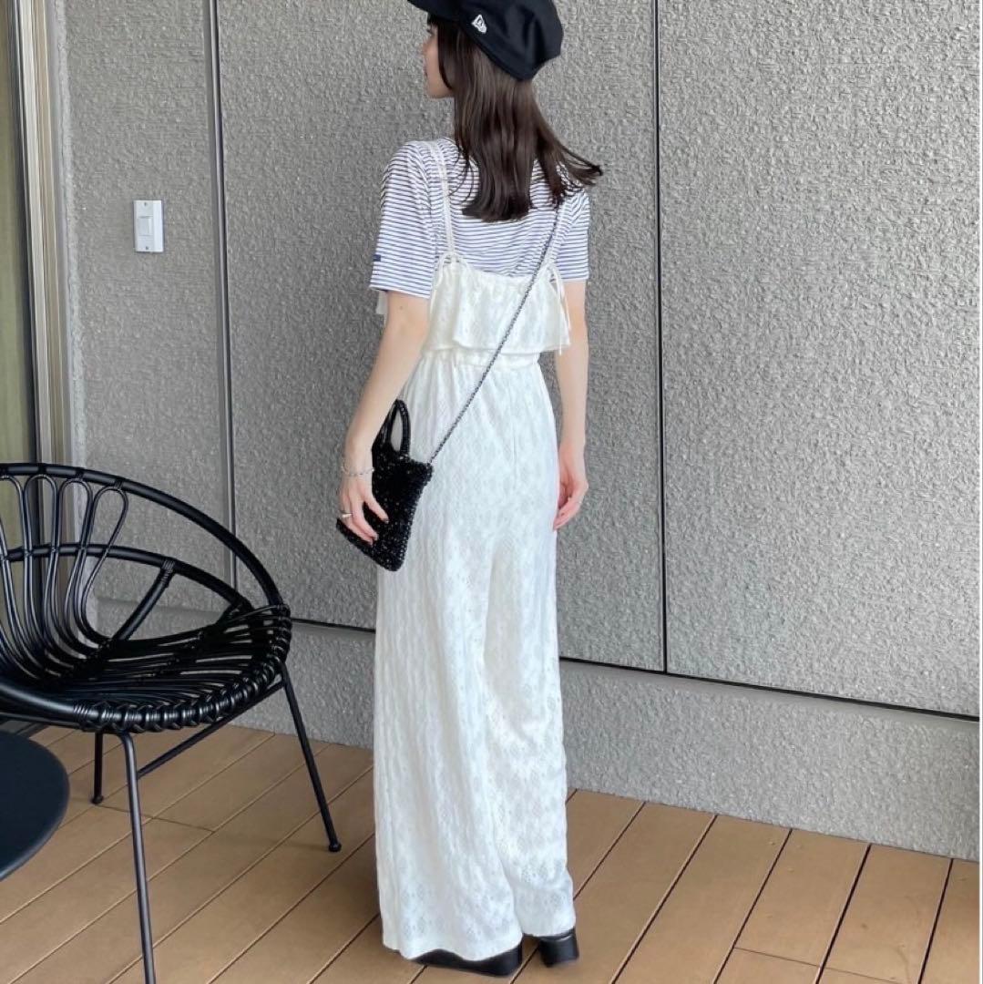 hinari総レースキャミロンパース