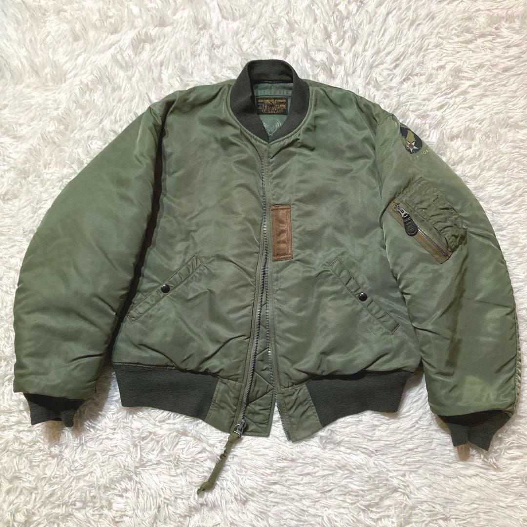 【希少XLサイズ／ライオンユニフォーム】 バズリクソンズ　MA-1