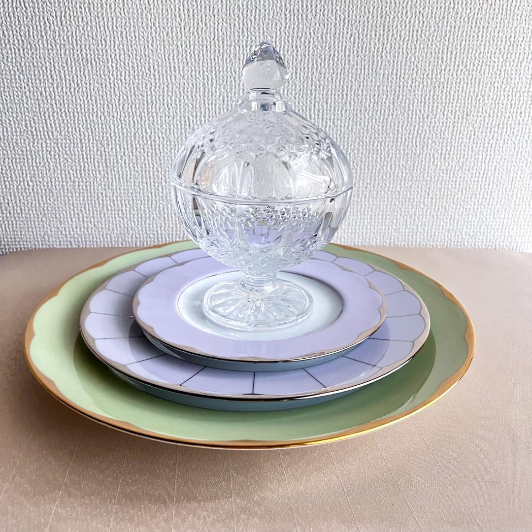 ★新品未使用　超美品★ フランス製　 HAVILAND ディナー皿　４枚