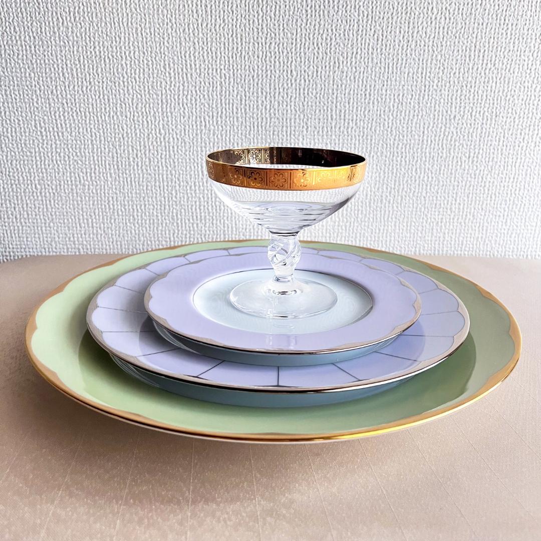 ★新品未使用　超美品★ フランス製　 HAVILAND ディナー皿　４枚