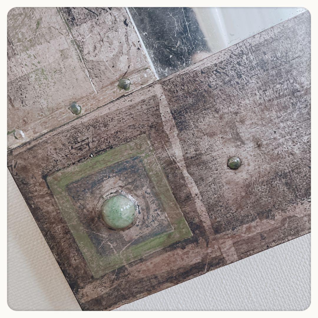 アートミラー　イギリスヴィンテージハンドメイド　直接引き取り歓迎！