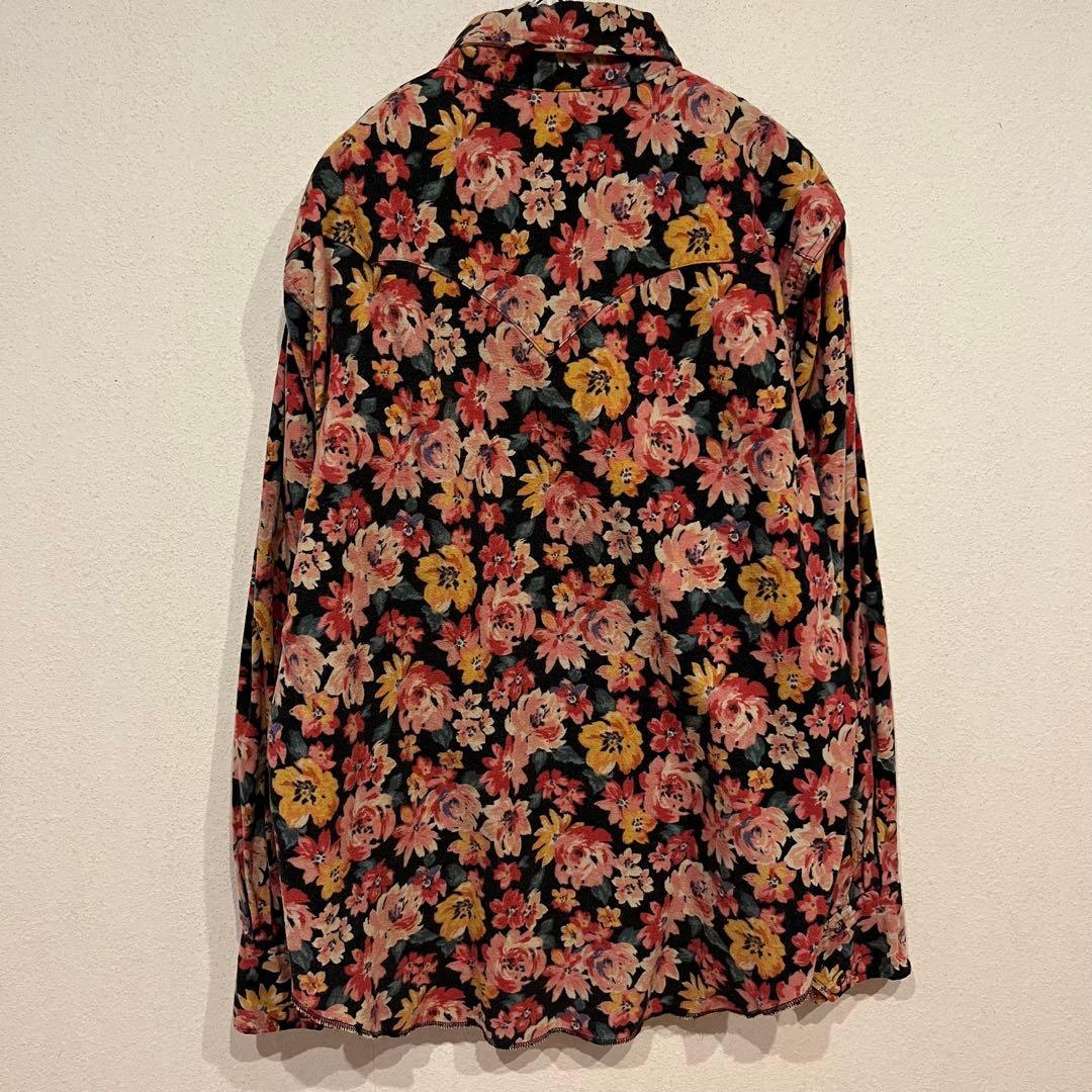 【美品】Engineered Garments フローラル柄 ネルシャツ