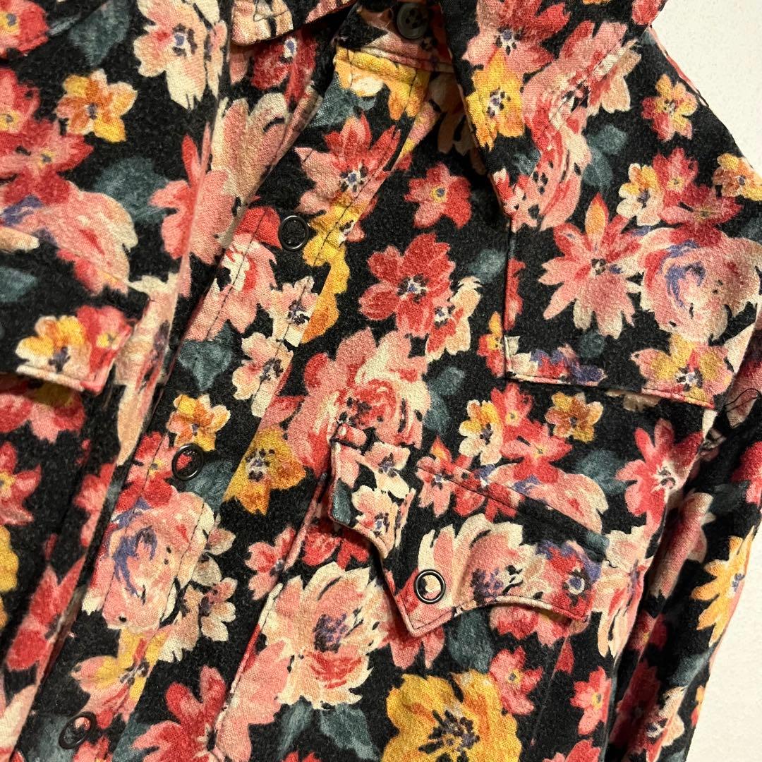 【美品】Engineered Garments フローラル柄 ネルシャツ