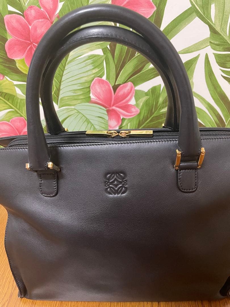 LOEWE ロエベ アマソナ ハンドバッグ ブラック