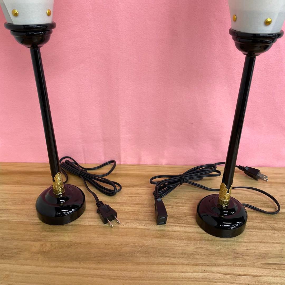 雛人形　桃の節句　花形燭台　大