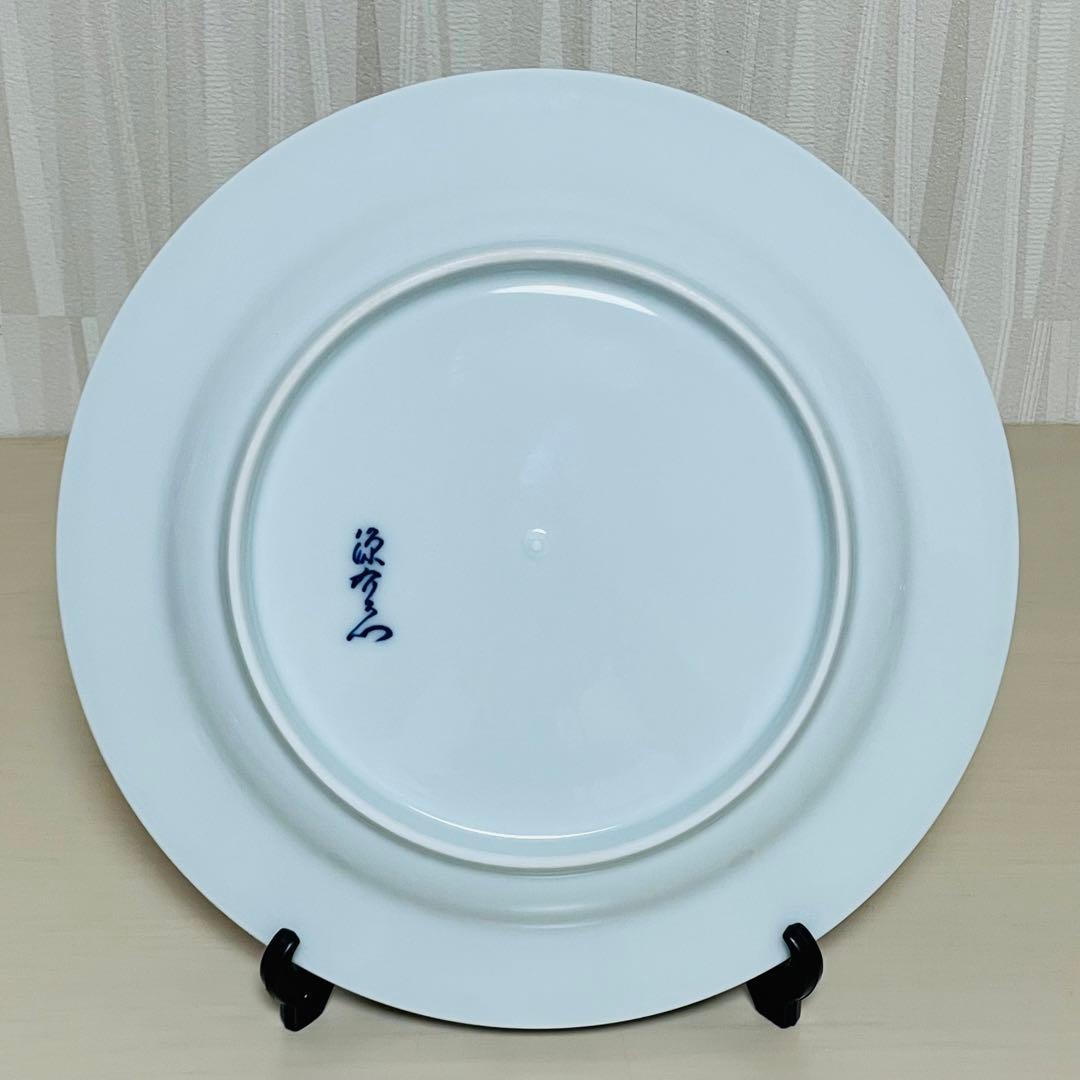 未使用 有田焼 源右衛門 是米木窯 赤絵 ミナイ手 絵変り 皿 6枚セット