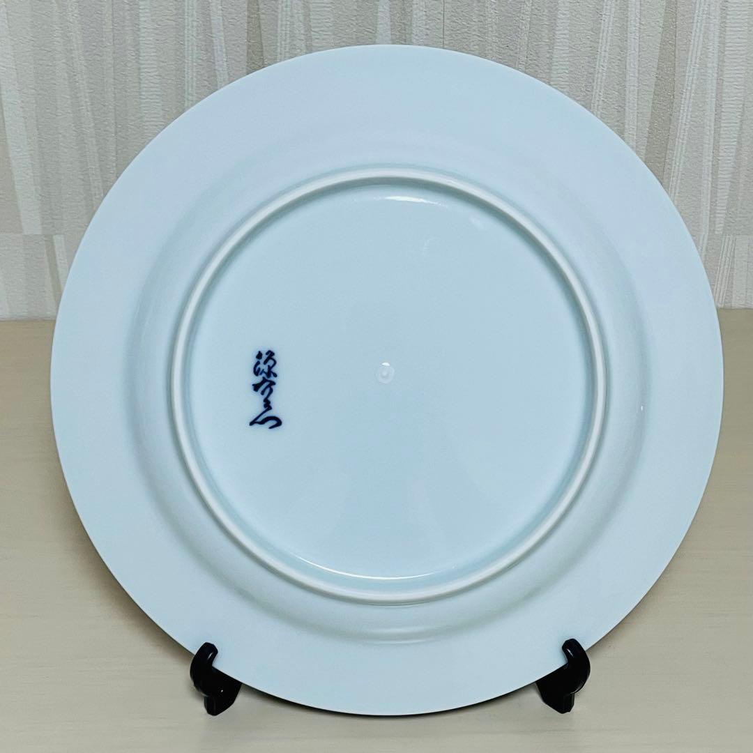 未使用 有田焼 源右衛門 是米木窯 赤絵 ミナイ手 絵変り 皿 6枚セット